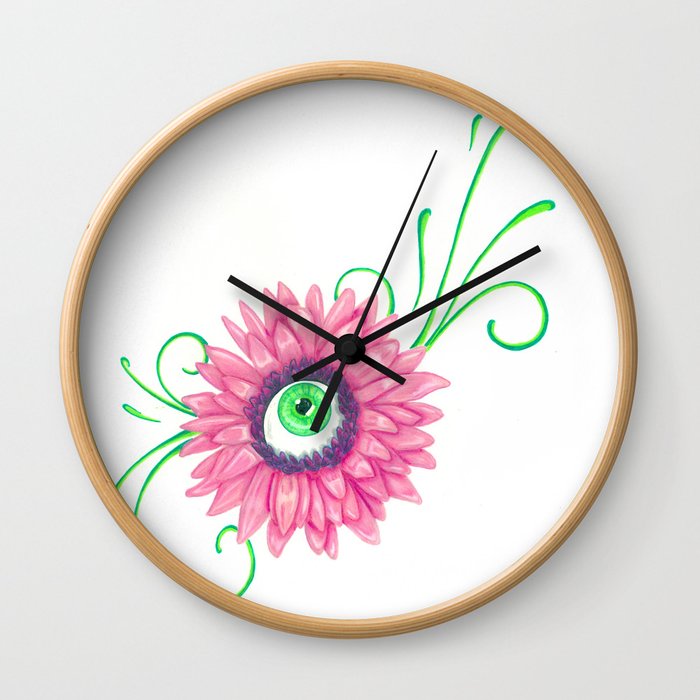 Beauty is in the eye of the beholder Wall Clock