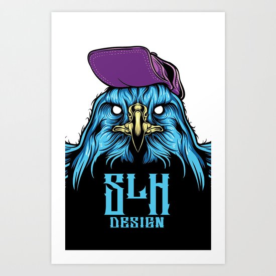 SLH Hawk Art Print