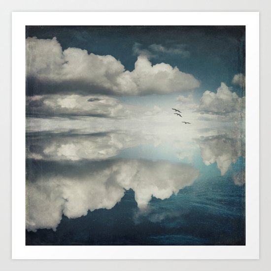 Spaces II - Sea of Clouds Art Print
