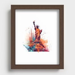 Statue of Liberty 1 Recessed Framed Print