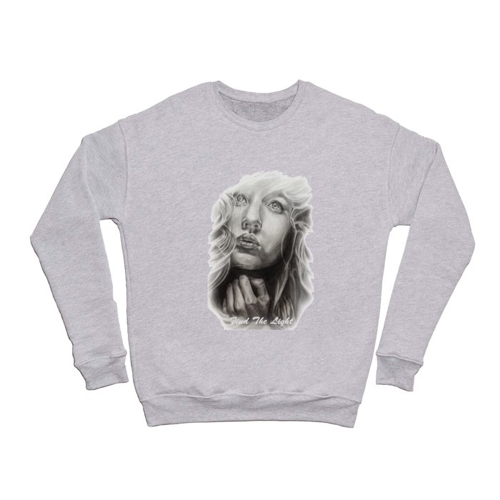 Find The Light     By Davy Wong Crewneck Sweatshirt
