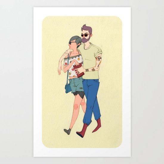 Vanitas Couple Art Print