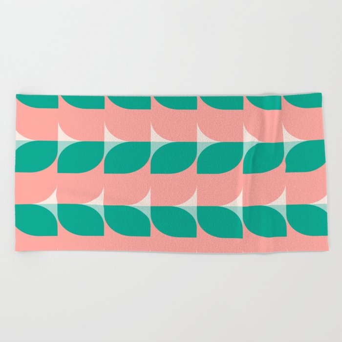 Abstract Patterned Shapes I Beach Towel