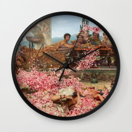The Roses of Heliogabalus Wall Clock