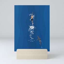 Shark Attack  Mini Art Print