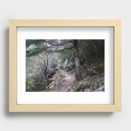 Mountain Path in the Andalucian Mountains | Andalucía | Spain Recessed Framed Print