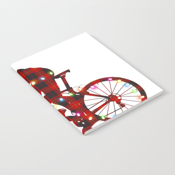all i want for christmas is a new bicycle gift for cyclist Notebook