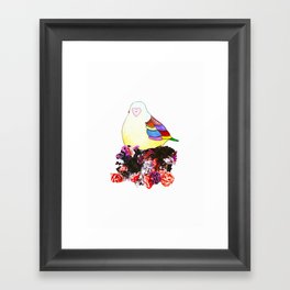 "flower nest" Framed Art Print