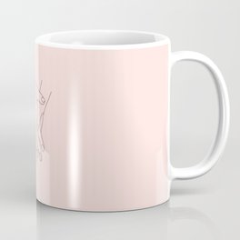 Hands Line Drawing - Mel Coffee Mug