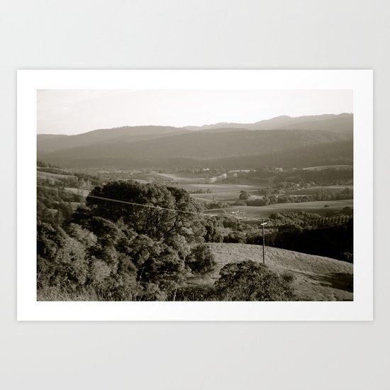 Anderson Valley Art Print