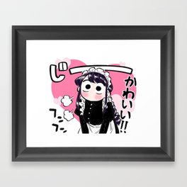 Komi-San Maid Framed Art Print