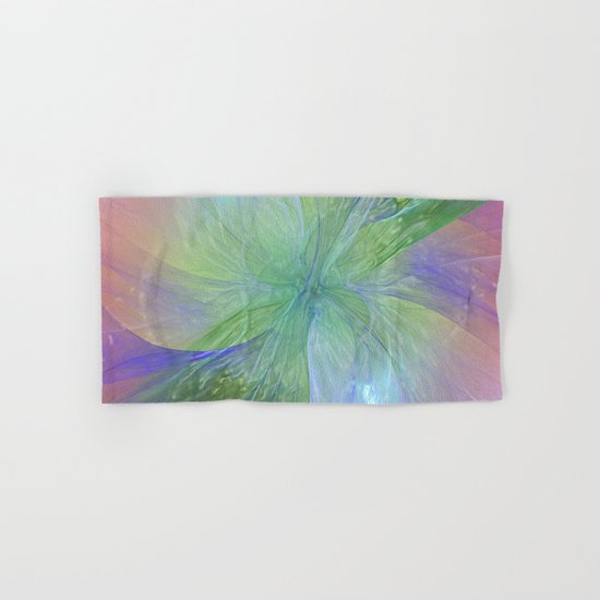 Mystic Warmth Abstract Fractal Hand & Bath Towel
