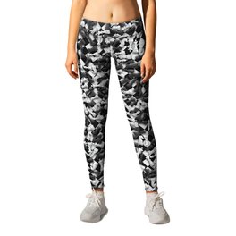 Heap of chess pieces on chessboard Leggings | Rook, King, White, Digital, Pawn, Queen, Curated, Boardgame, Chess, Board 