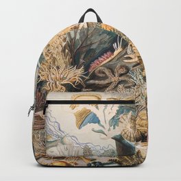Ocean Life by James M. Sommerville Backpack | Painting, Watercolor Abstract, Surfer Surfing 60S, Color Graphicdesign, Photography Style In, Shark Snorkeling And, Australia Australian, Painting An The Q0, Underwater Scene, Diving Ocean Crab 