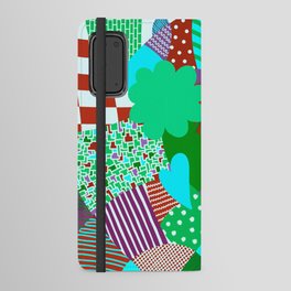 Geometric pattern collage 10 Android Wallet Case