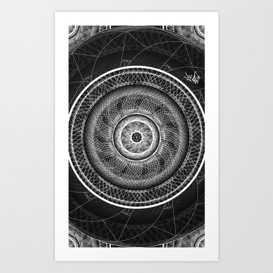 Geomathics Art Print