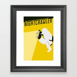 Nightcrawler (2014) Movie Poster  Framed Art Print