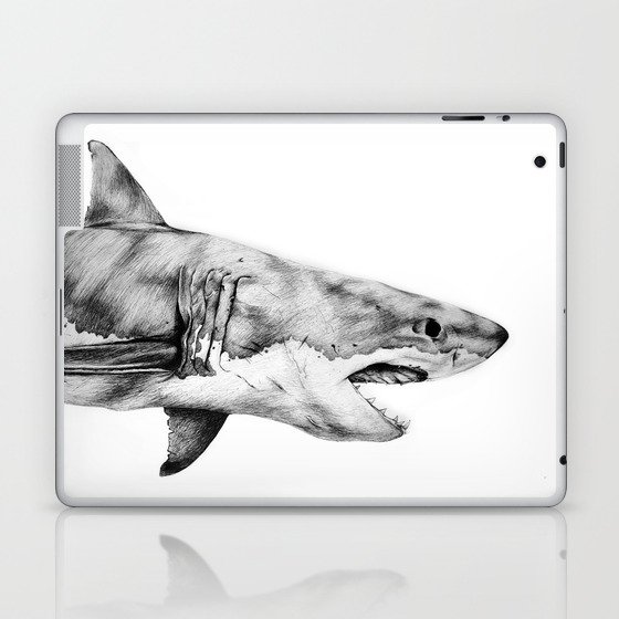 Great White Shark Laptop & iPad Skin