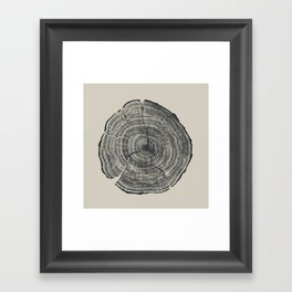 Hand-Drawn Oak Framed Art Print