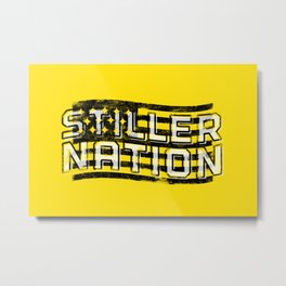 Stiller Nation Metal Print | Vintage, Pop Art, Illustration, Graphic Design 