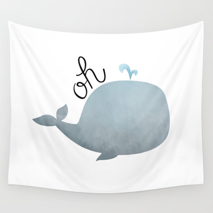 Oh Whale Wall Tapestry