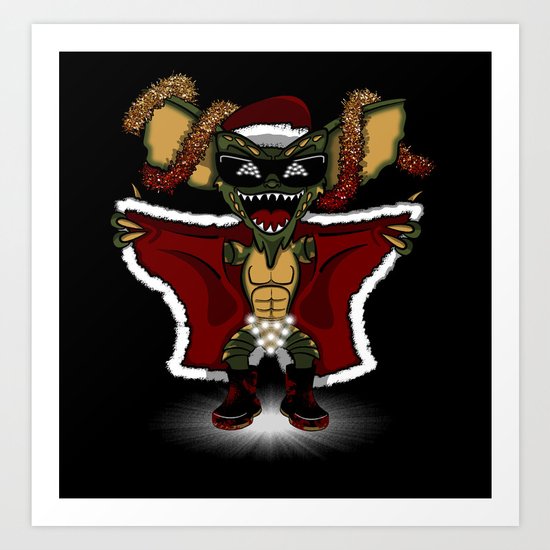 Flashing Through The Snow Art Print