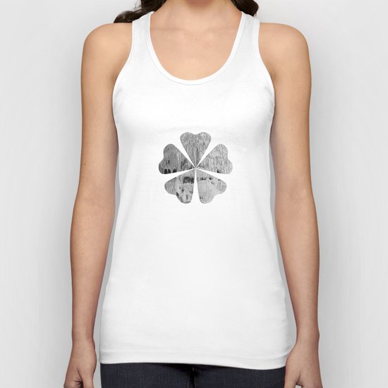 face texture white Unisex Tank Top