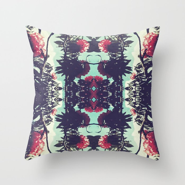 Turquoise Jewels Throw Pillow