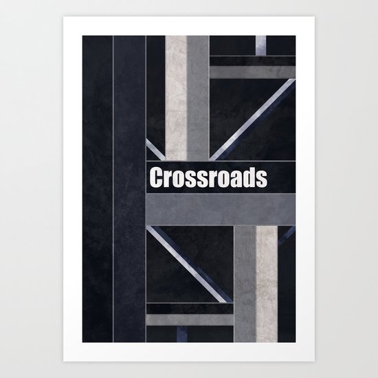 Crossroads Art Print