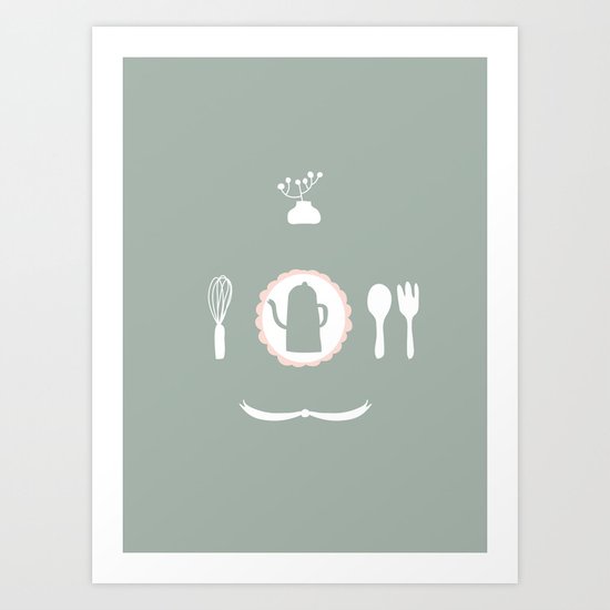 Kitchen Story Art Print