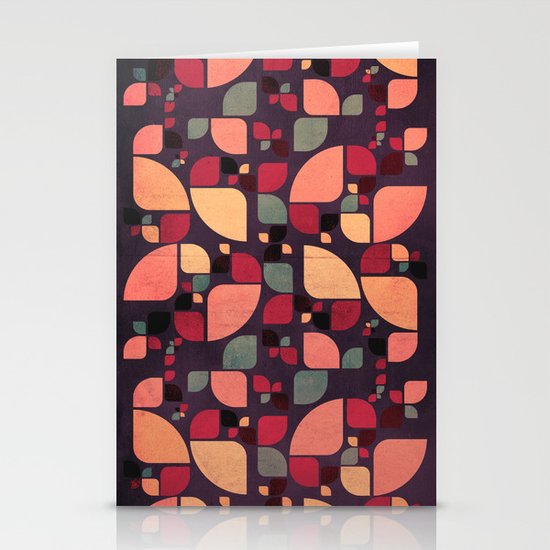 Vintage Butterflies Pattern Stationery Cards