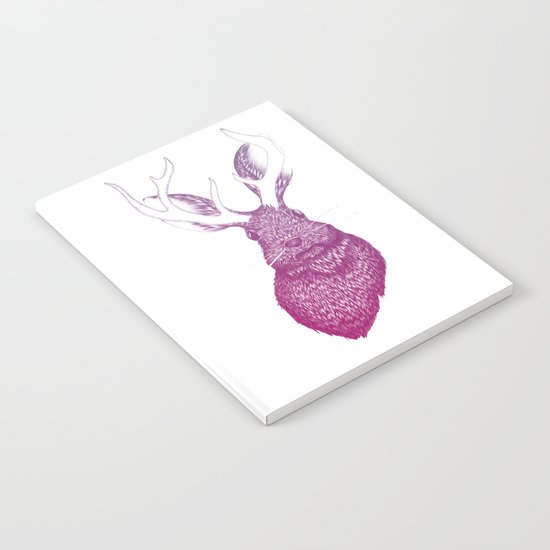 Ombre Jackalope Notebook