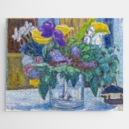 Pierre Bonnard - Iris and Lilac Jigsaw Puzzle