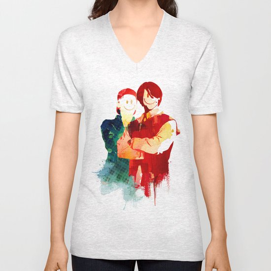 Time Travellers Unisex V-Neck