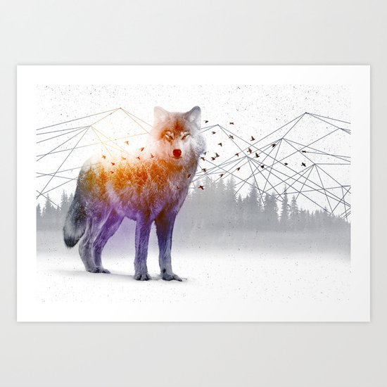 A Wilderness Within / Wolf Art Print