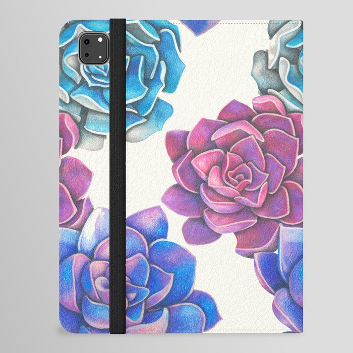 Vibrant Succulents  iPad Folio Case