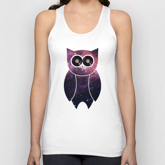 Owl Night Long Unisex Tank Top