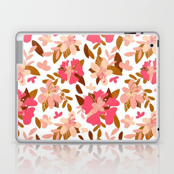 Pink Hibiscus  Laptop & iPad Skin