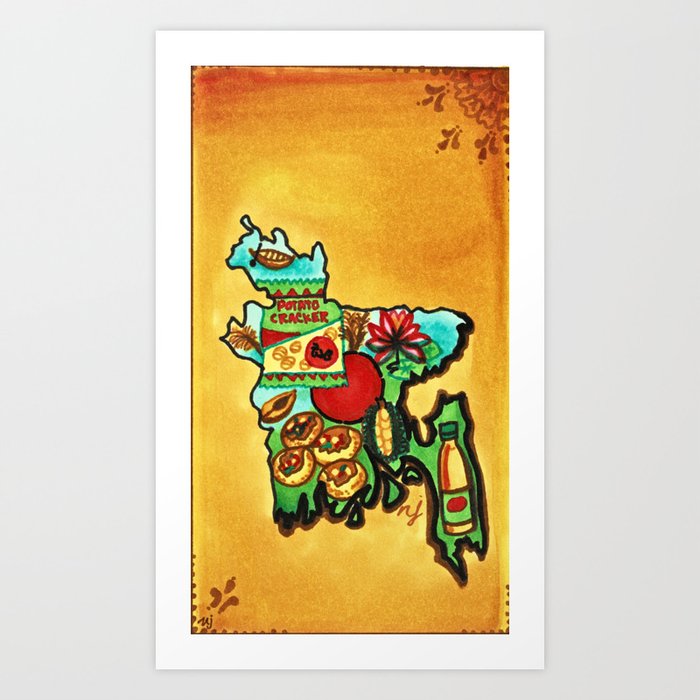 bangladesh Art Print