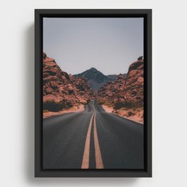 Long Way Home Framed Canvas