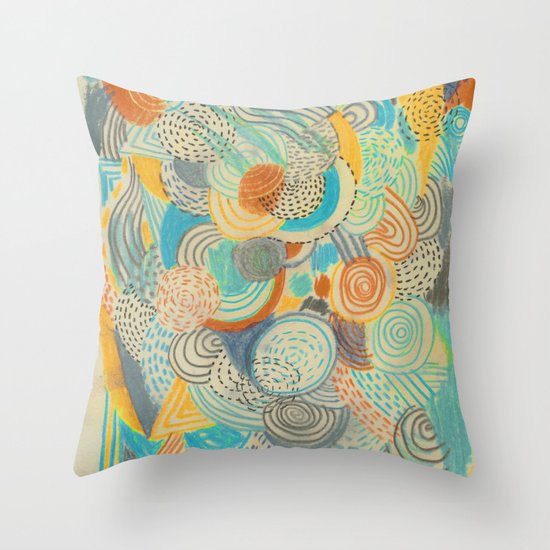 Wide awake Throw Pillow