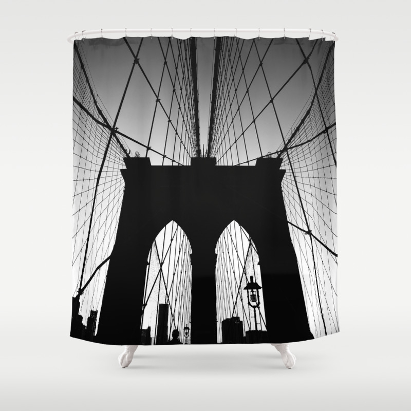 Brooklyn Bridge Shower Curtain By Archidesign Society6