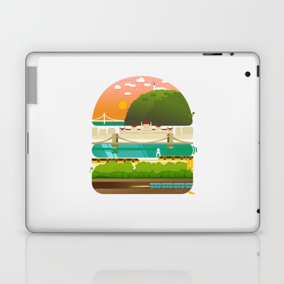 Budapest burger Laptop & iPad Skin