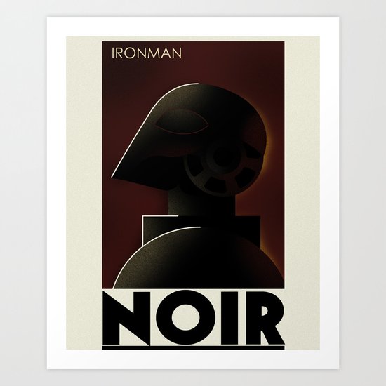 CASSANDRE SPIRIT - Iron Noir Art Print
