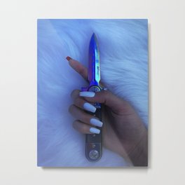 Karma's Knife Metal Print
