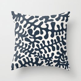 Henri Matisse cut outs seaweed plants pattern 15 Throw Pillow