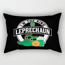 I'm The King Leprechaun St Patrick's Day Rectangular Pillow