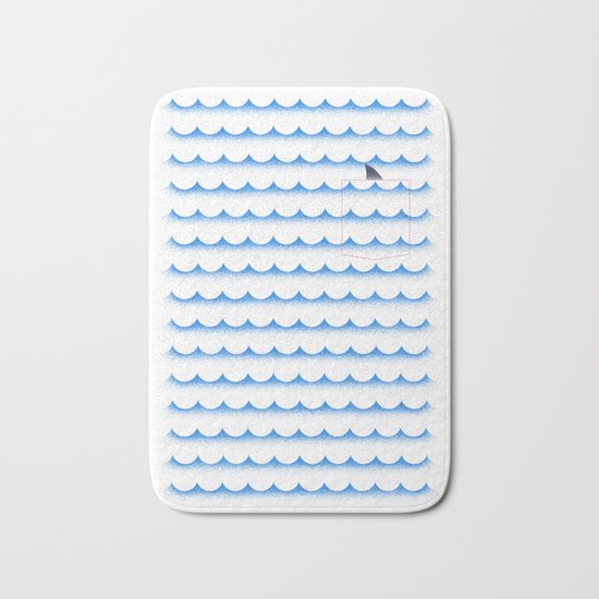 Ocean shark Bath Mat
