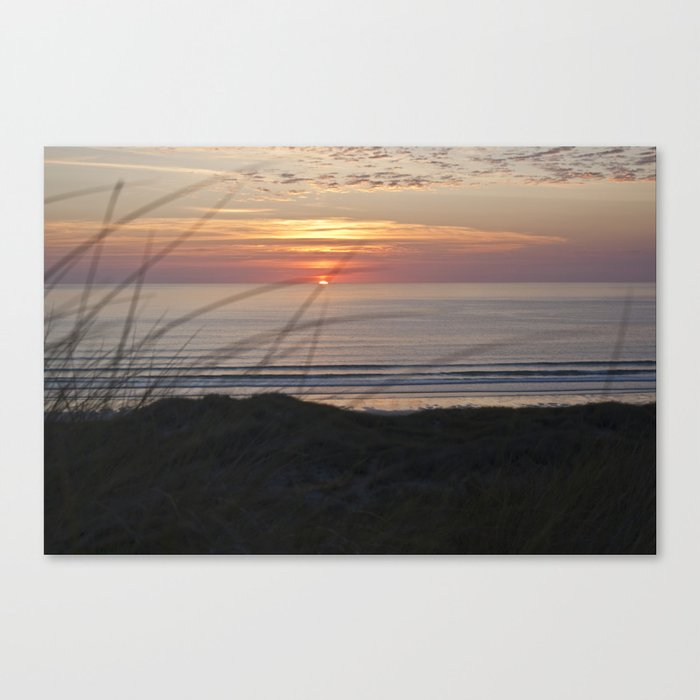 Sunset Surf Canvas Print
