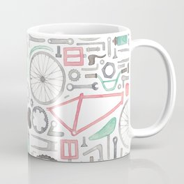 Cycling Bike Parts Mug